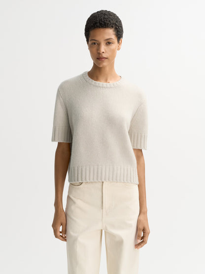 Chunky Short Sleeve in Chalk