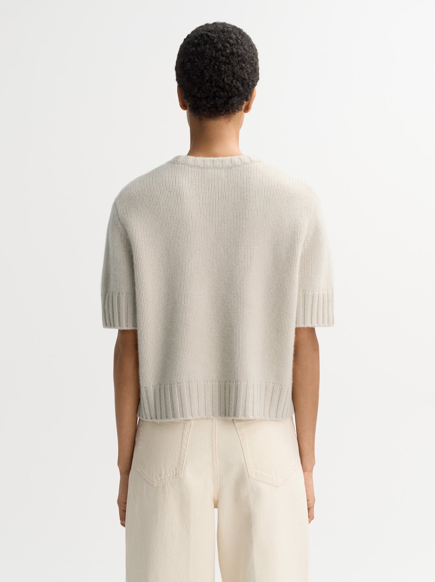 Chunky Short Sleeve in Chalk