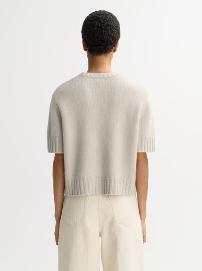 Chunky Short Sleeve in Chalk