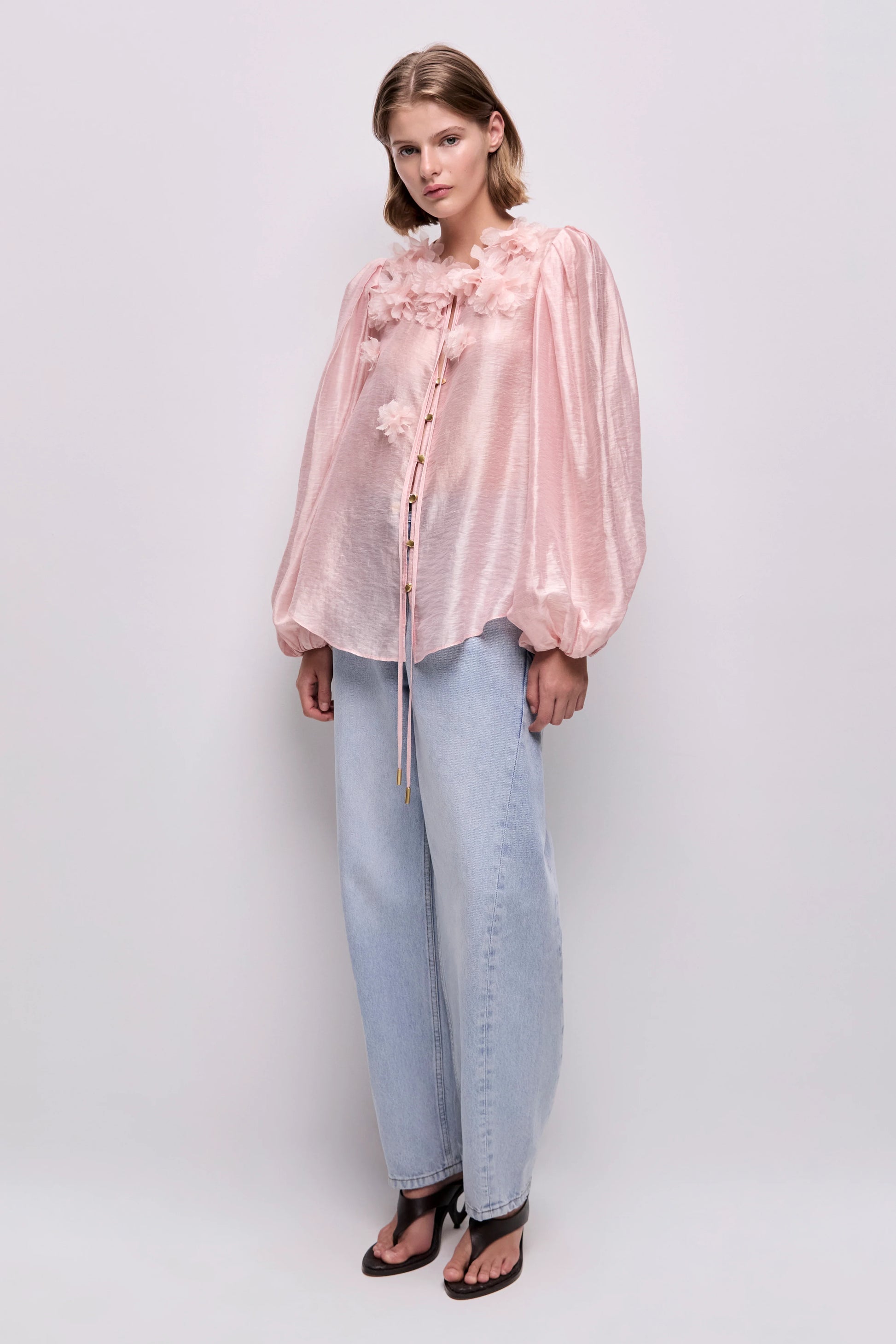 Demi Blouse in Tea Blossom