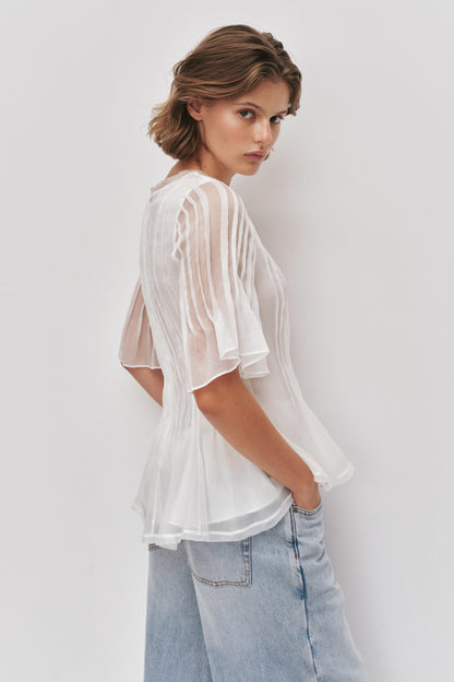 Angeli Top in Ivory