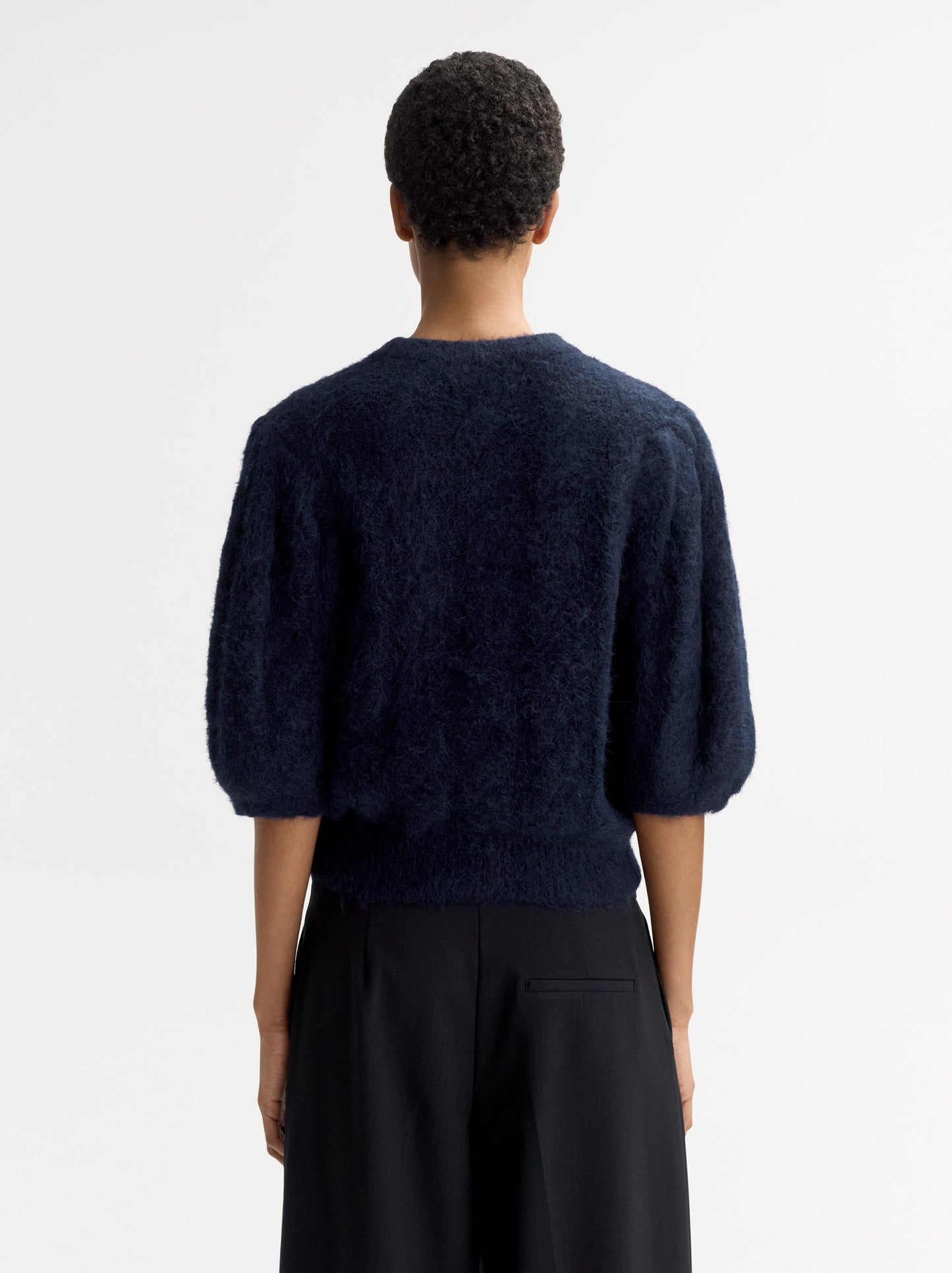 Alpaca Top in Navy