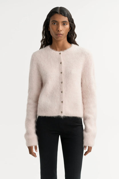 Alpaca Cardigan in Powder