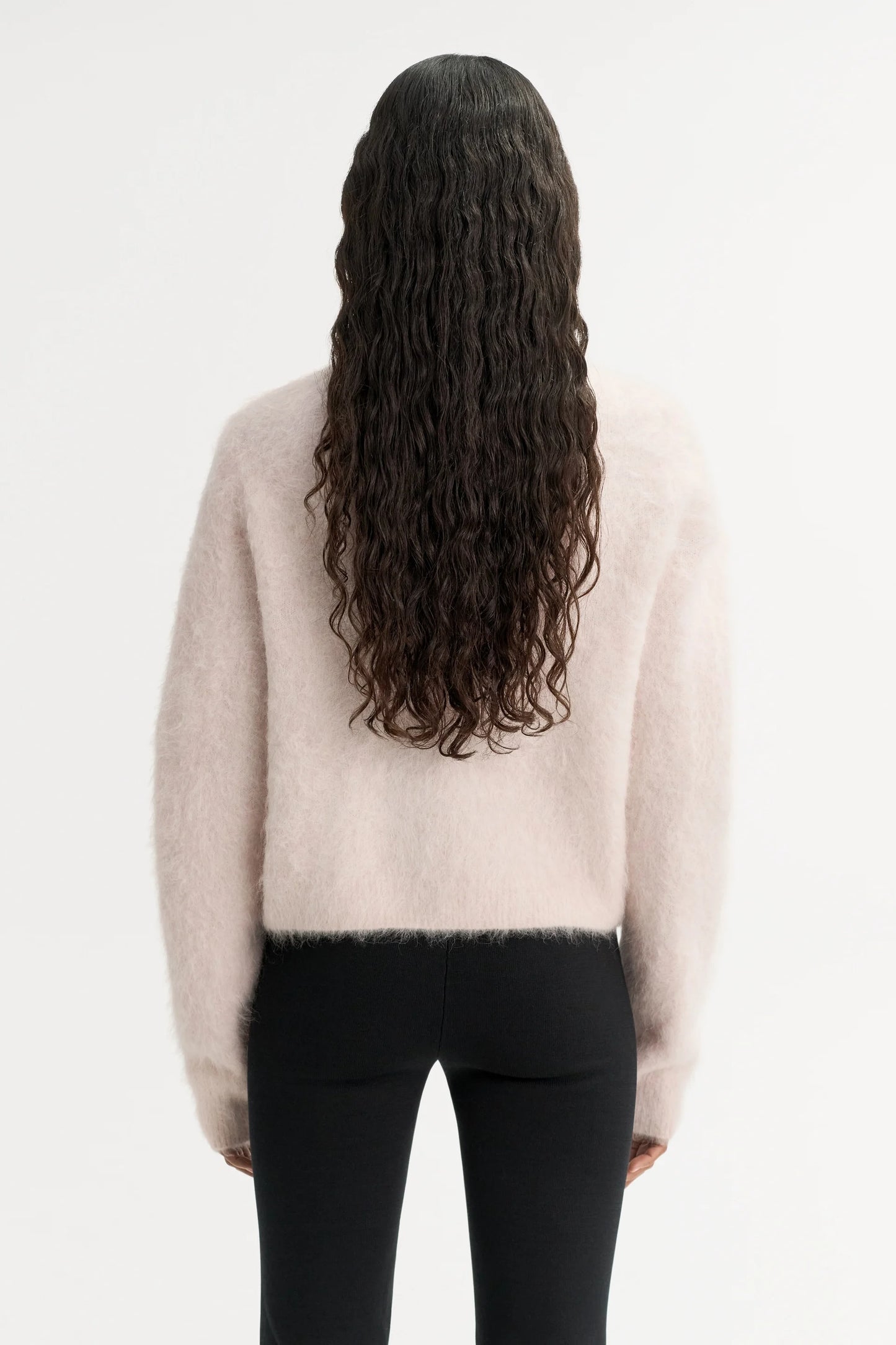 Alpaca Cardigan in Powder