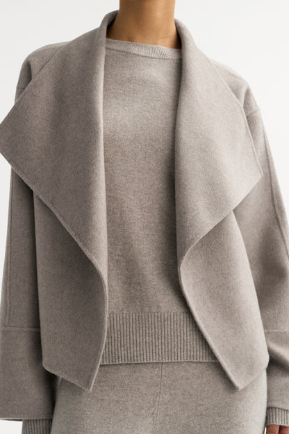 Short Coat in Greige