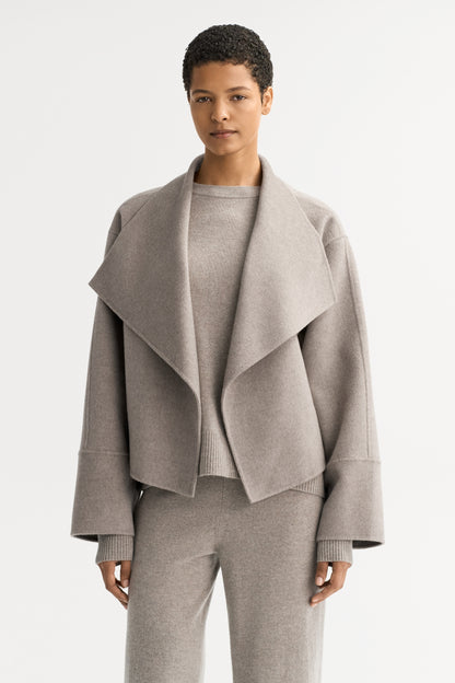 Short Coat in Greige