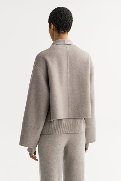 Short Coat in Greige