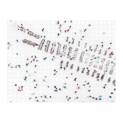 Gray Malin the Snow Double-Sided 500 Piece Puzzle