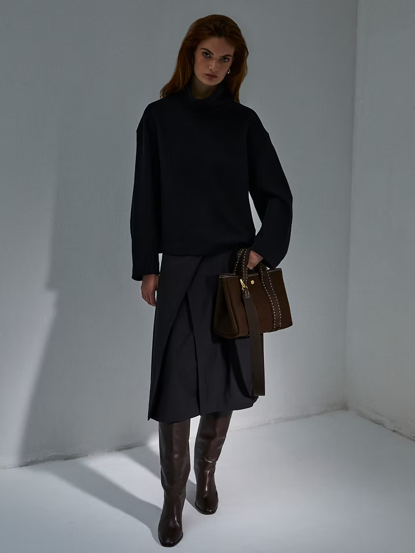 Traversée Chocolate Sellier Flannel (S or M)