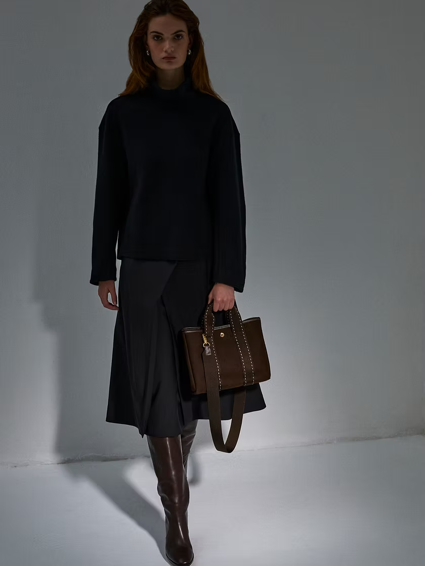 Traversée Chocolate Sellier Flannel (S or M)