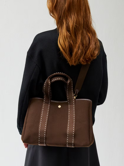 Traversée Chocolate Sellier Flannel (S or M)