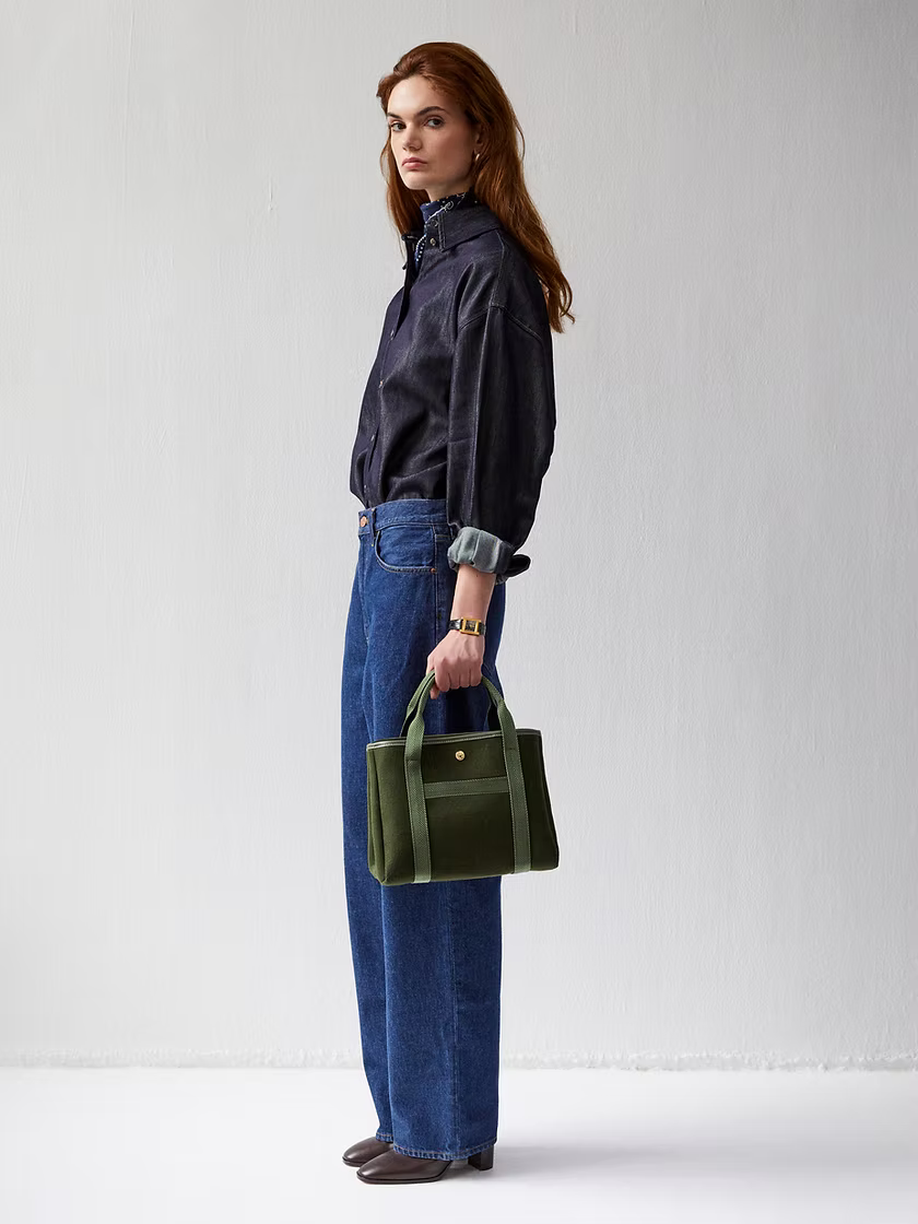 Traversée Whip Olive Flannel (S, M, or L)