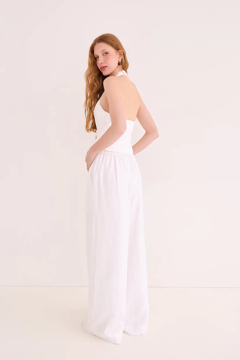 Palazzo Pant in White