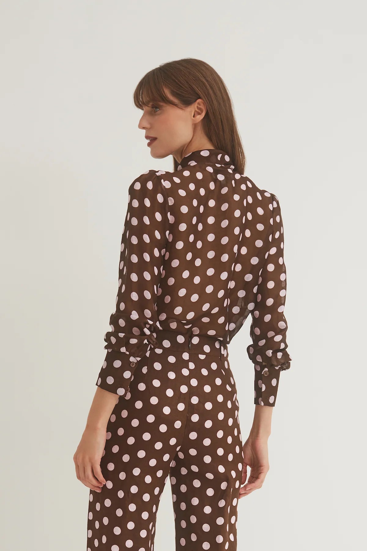 Chili Shirt in Joelle Dot Brown