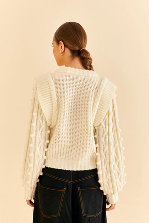 
            
                Load image into Gallery viewer, Off-White Braided Sweater
            
        