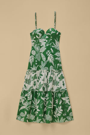 Tropical Forest Soul Midi Dress