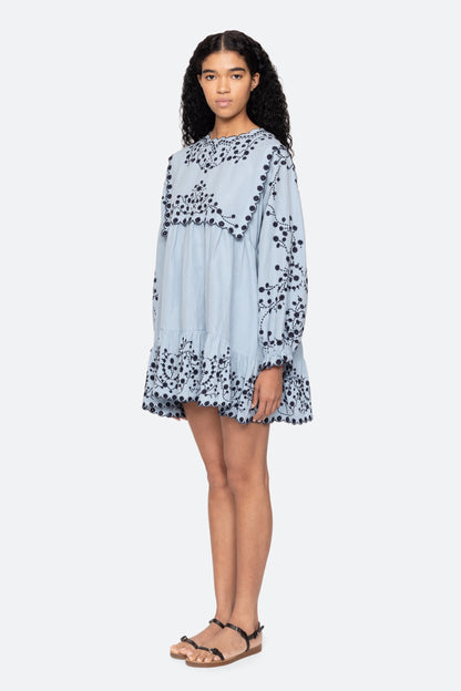 Frances Dress in Blue