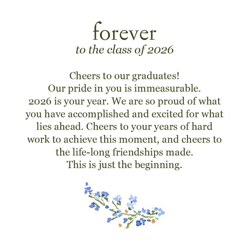 FOREVER 2026 Graduation Coin Necklace