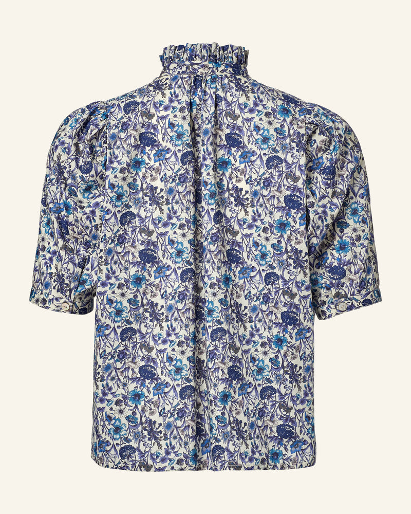 Winn Luna Flower Shirt in White