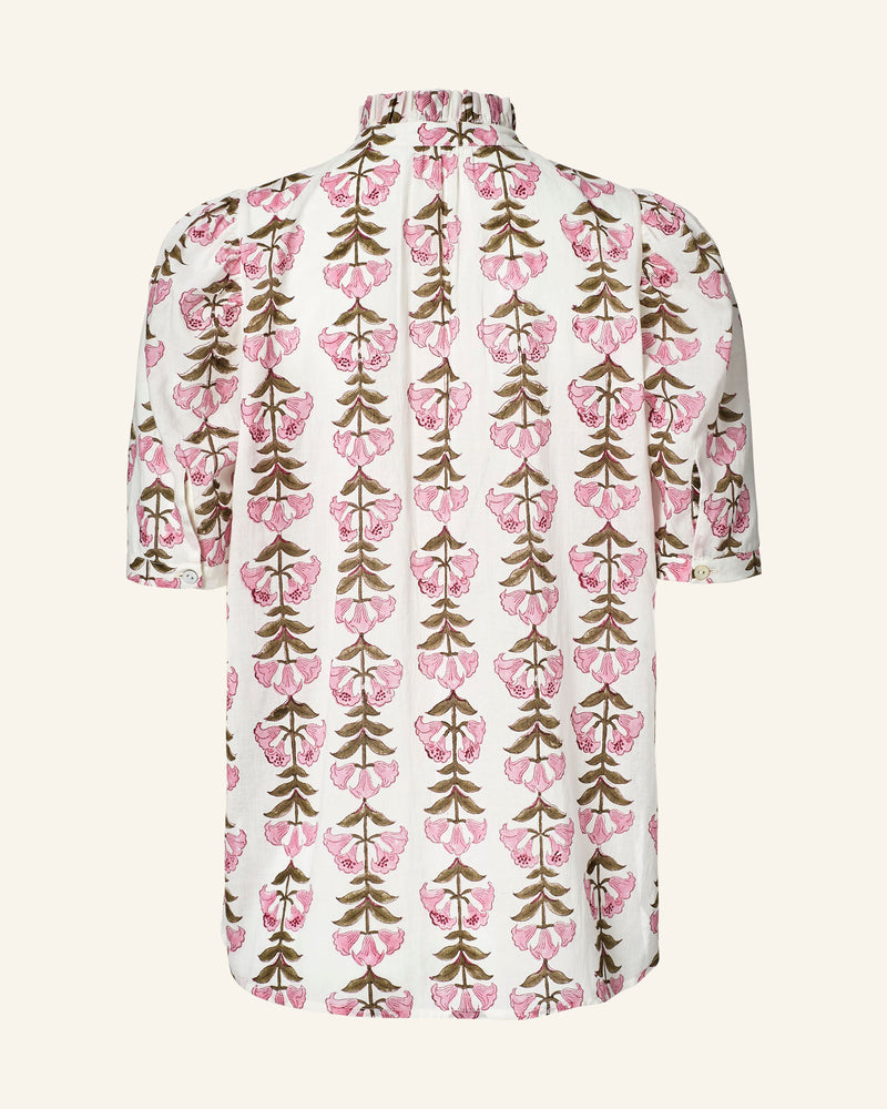 Winnie Trumpet Lily Shirt in White