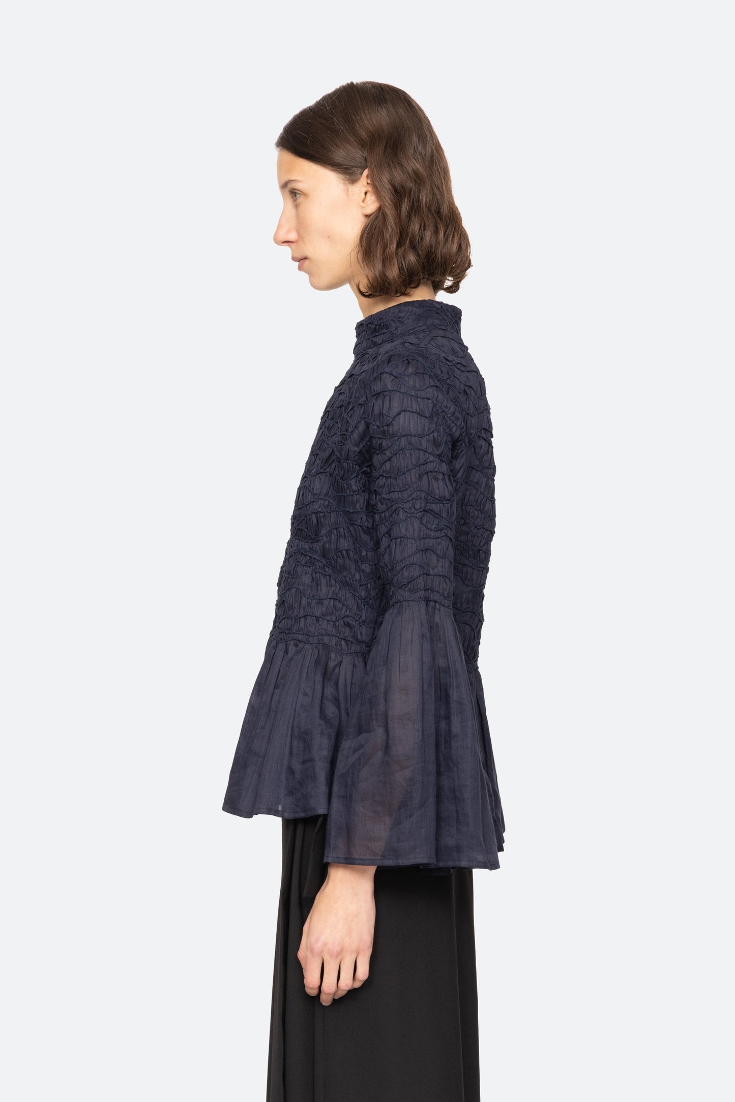 Imogen L/S Top in Navy