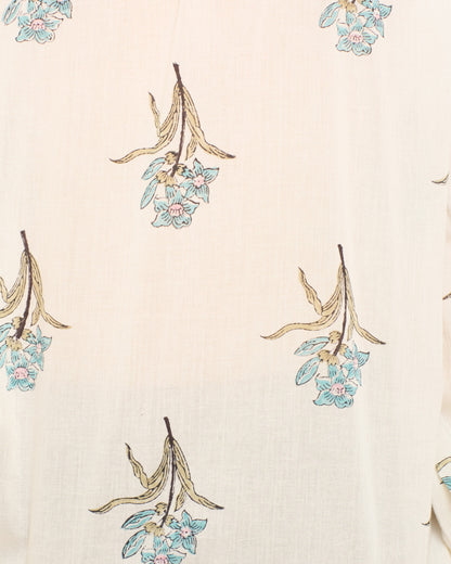 Artemis Sky Mist Flower Shirt