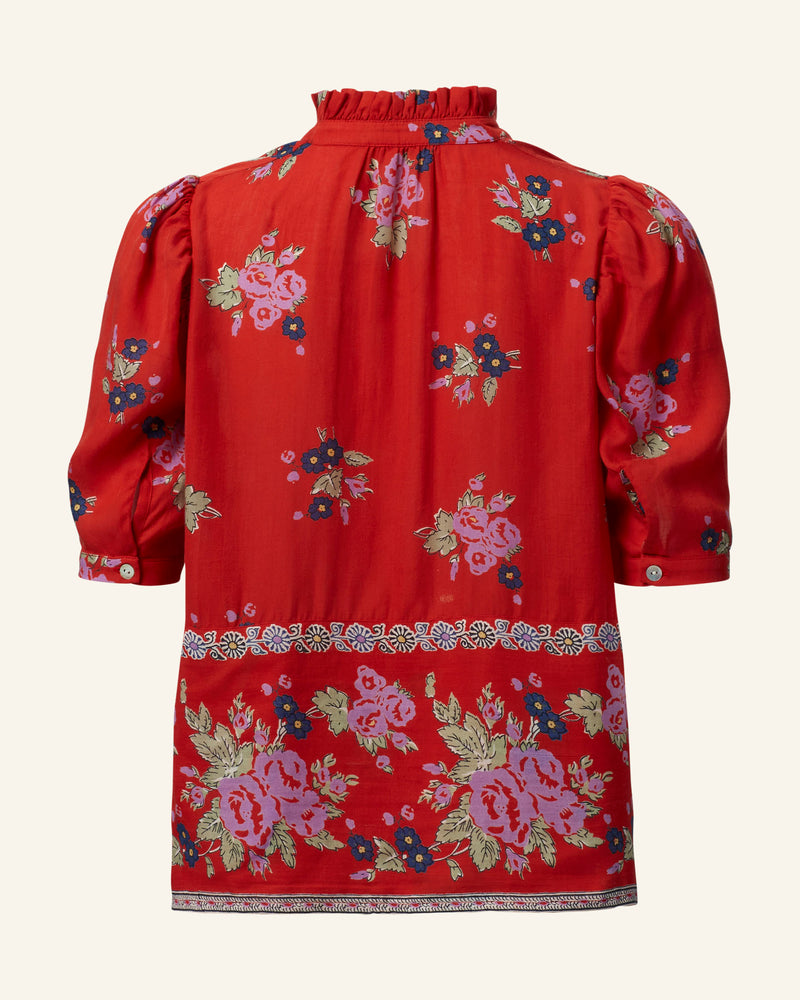 Winnie Carmine Bouquet Shirt