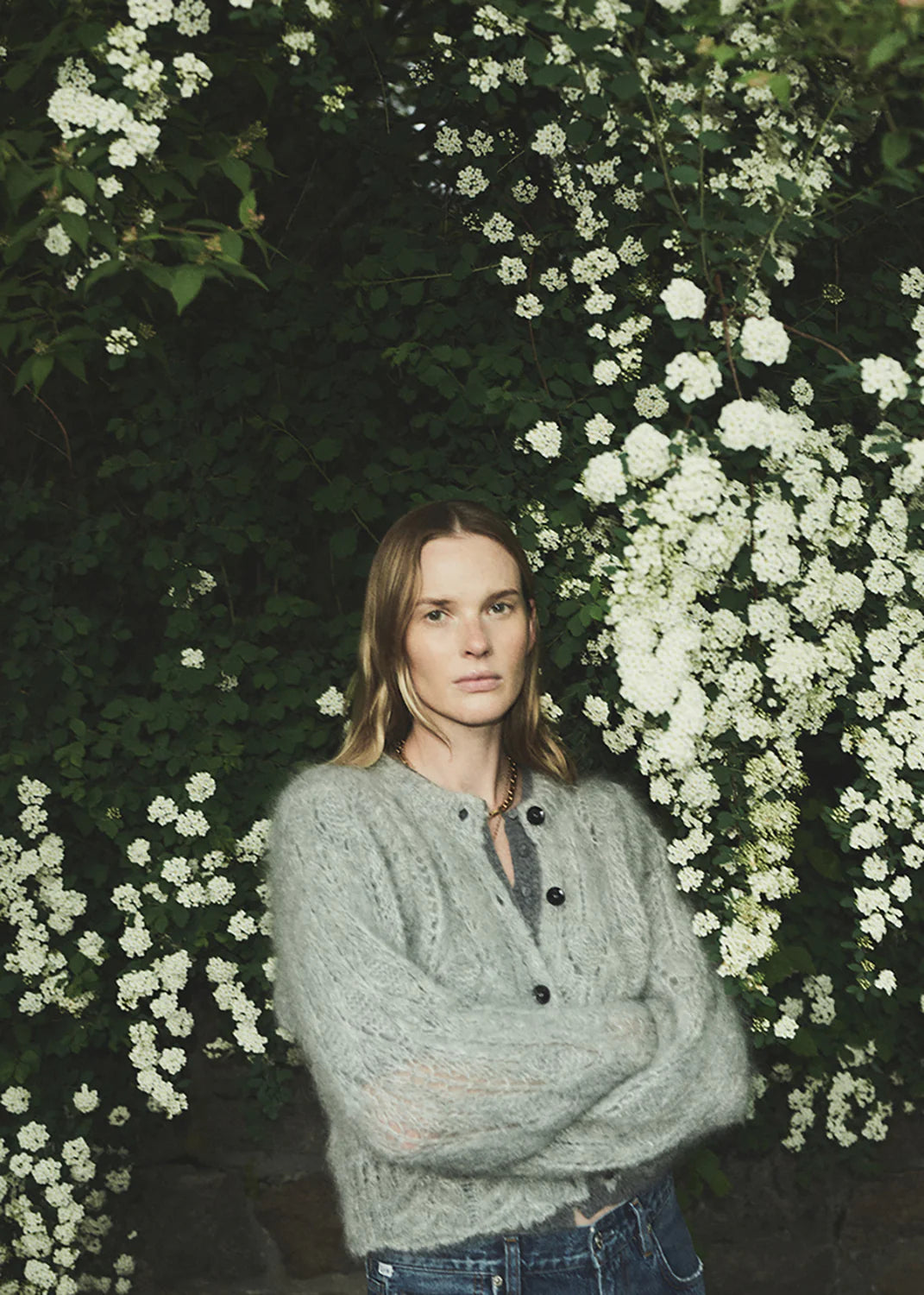 Odette Cardigan in Heather Grey