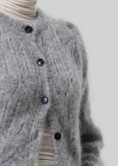 Odette Cardigan in Heather Grey