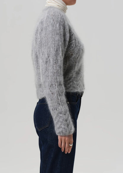 Odette Cardigan in Heather Grey