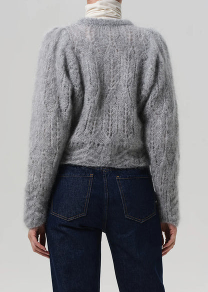 Odette Cardigan in Heather Grey