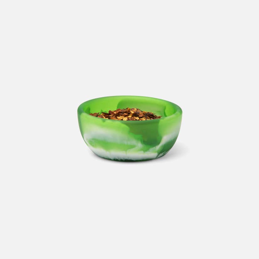 Hugo Green Swirled Pinch Bowl