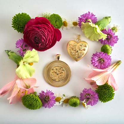 HOPE Through All Season Puffy Heart Necklace