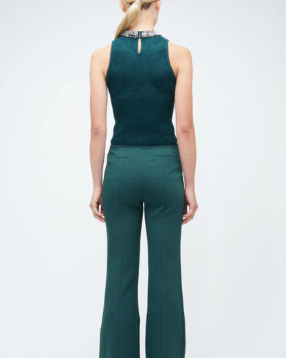 Rema Halter Top in Emerald