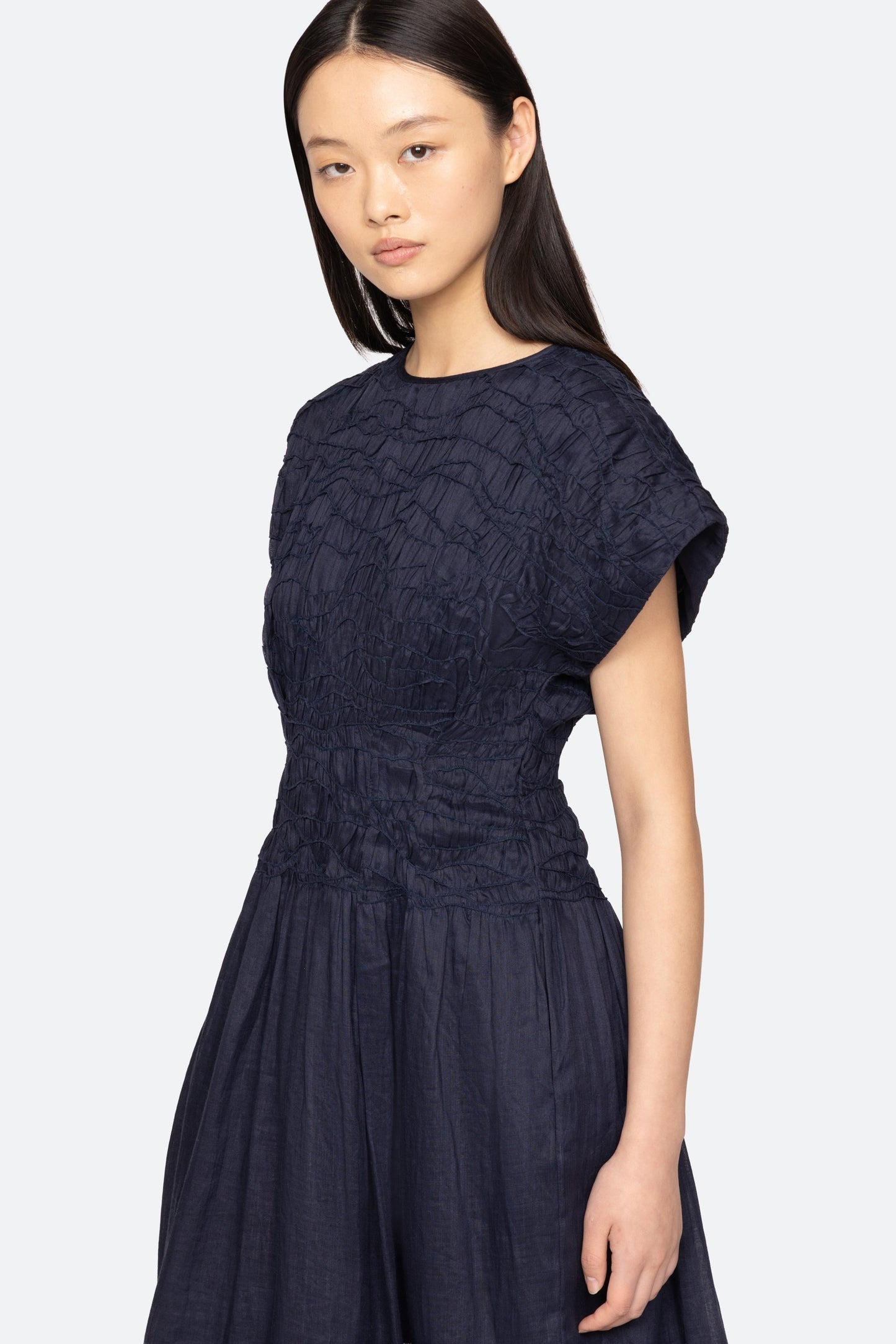Imogen Dress in Navy
