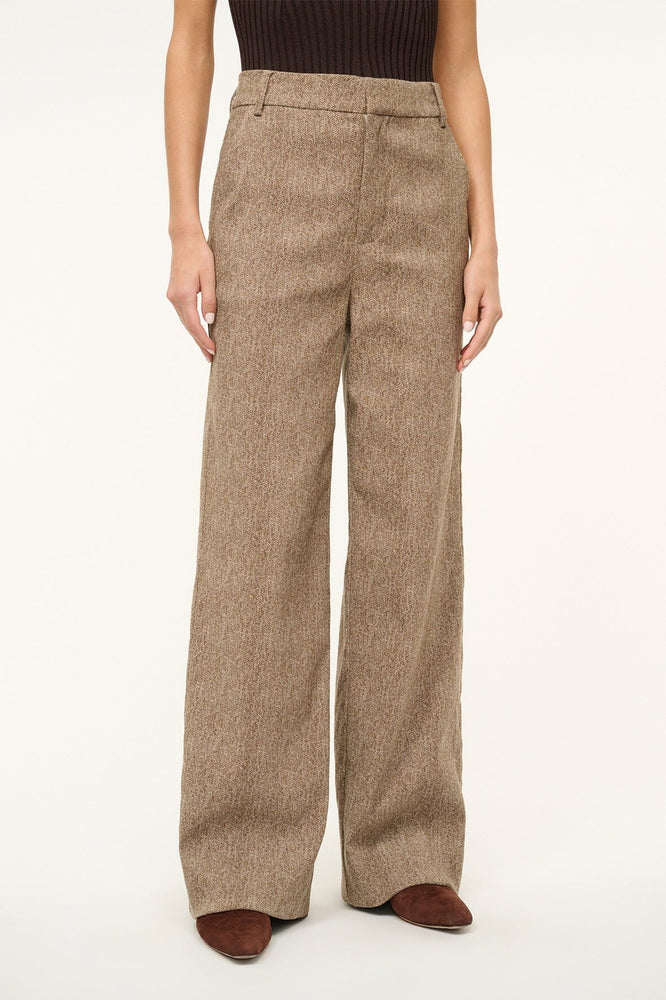 Prince Herringbone Pant in Mocha