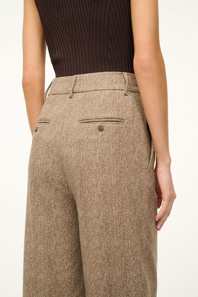 Prince Herringbone Pant in Mocha