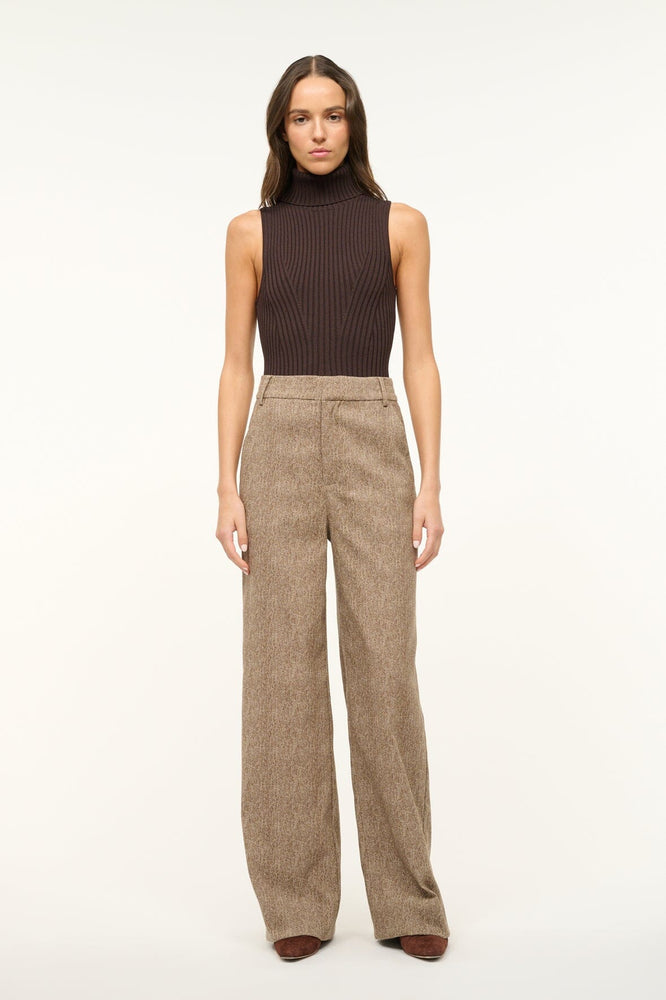 Prince Herringbone Pant in Mocha