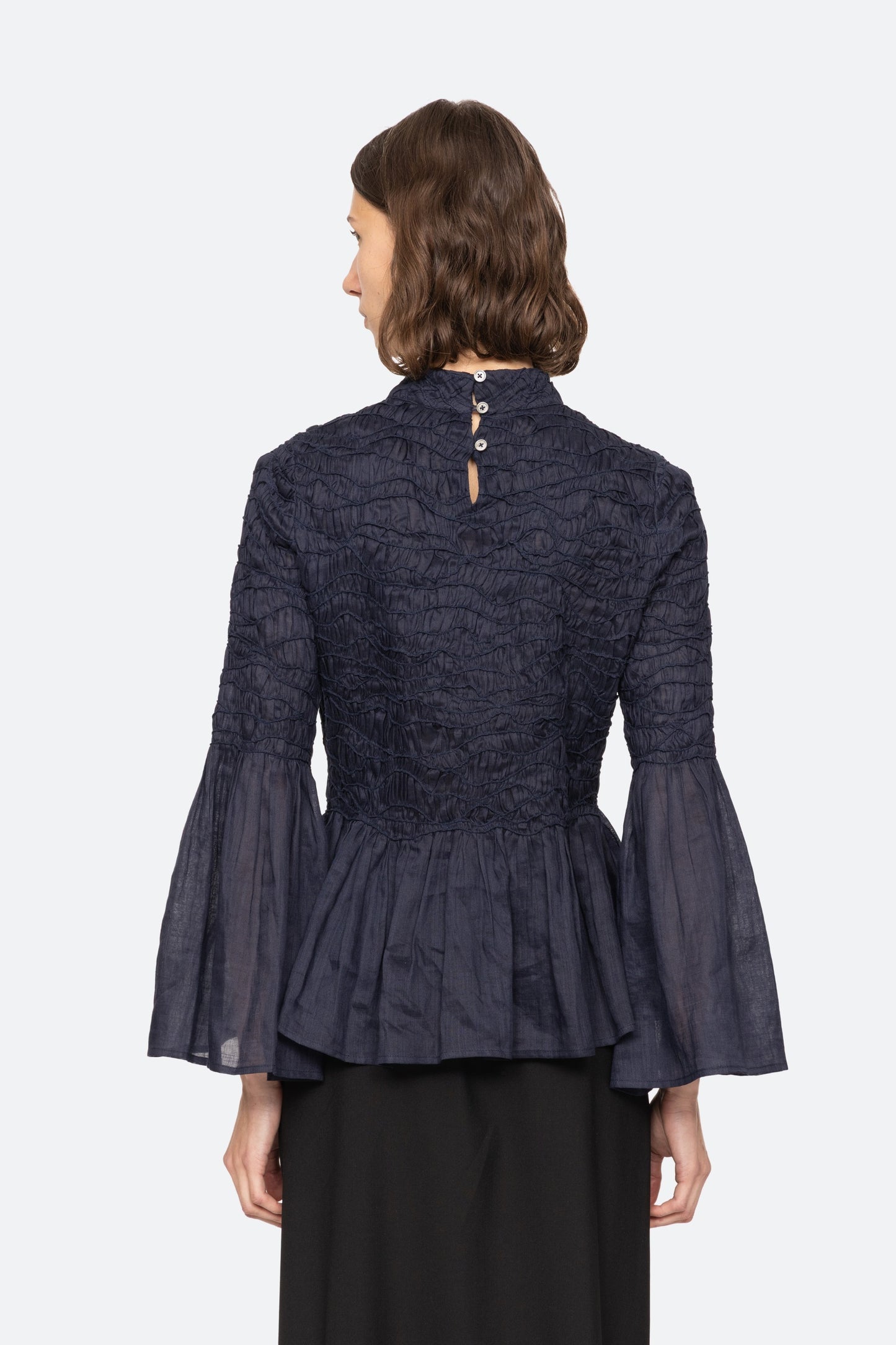Imogen L/S Top in Navy