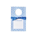 Cheers Wine Tags Blue