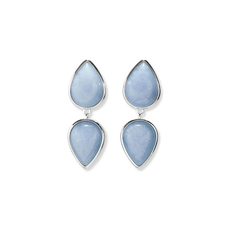 Electra Earrings in Angelite