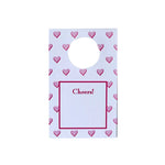 Cheers Wine Tags Sweet Heart Pink