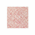 Papersoft Napkins Greek Key Red Dinner Napkins