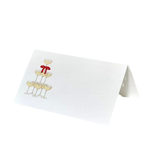 Champagne Tower Place Cards