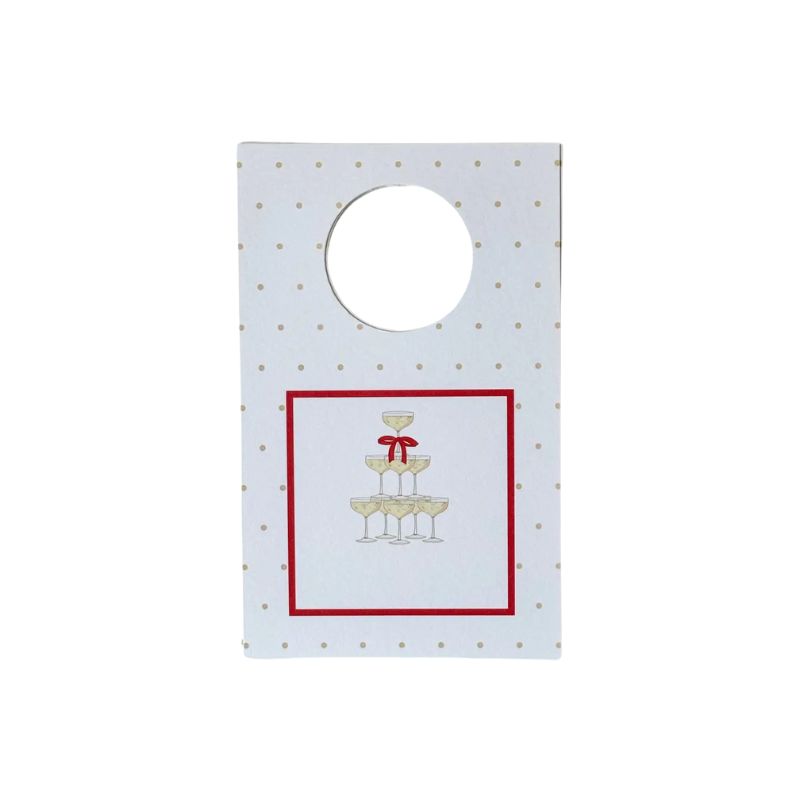 Champagne Tower Wine Tags