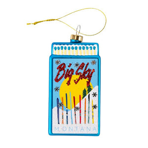 Matchbook Ornament Big Sky