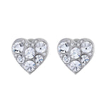 Disco Heart Studs