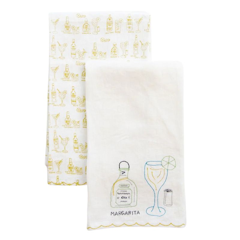 Margarita Linen Tea Towels | Set of 2