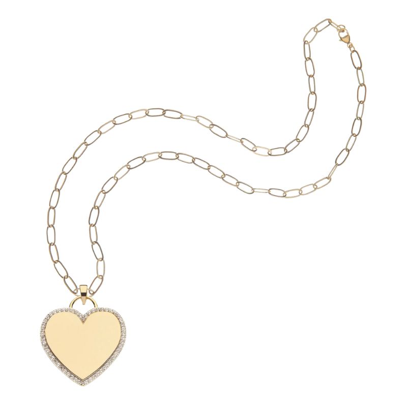 Never Enough LOVE Heart Pendant