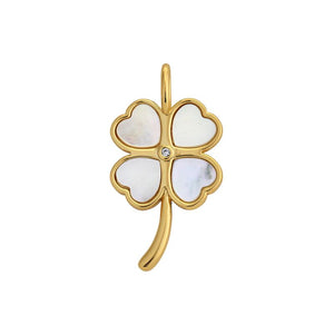 Mini Lucky Clover Charm MOP